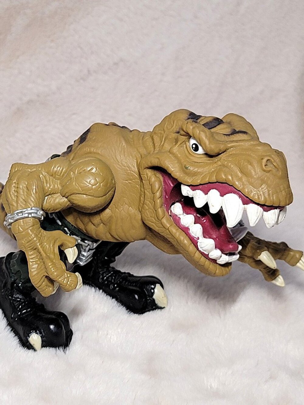 Vtg 1996 Mattel Street Sharks Extreme Dinosaurs T-Bone T-Rex Loose D24